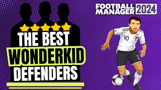 BEST WONDERKID DEFENDERS IN FM24  MUST BUY PLAYERS [upl. by Eelac963]