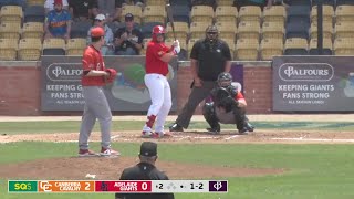 ABL2425  Jordan McArdle puts Giants on board with his first homer of the season [upl. by Brace]