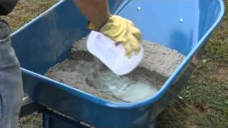 How to Hand Mix QUIKRETE® Concrete [upl. by Naahs]