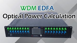 WDM EDFA Optical Power Calculation  Cable TV amp Internet Signal Mixing in Single Core using WDM EDFA [upl. by Ellehcrad]