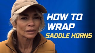 Dally Vs Mule Skin How To Wrap Your Saddle Horn [upl. by Kerrin]