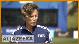 Female referees A new era in football  Al Jazeera English [upl. by Nnylhsa]