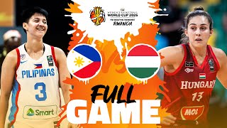 Philippines v Hungary  Full Basketball Game  FIBAWWC 2026 PreQualifying Tournament [upl. by Nyrrek487]