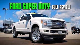 2019 Ford F250 Super Duty Platinum FULL REVIEW  80K Never Looked So Capable [upl. by Ennairak762]