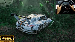 Rebuilding Porsche 911 RSR Forza Horizon 5 Steering Wheel Gameplay forzahorizon5 [upl. by Erbua790]