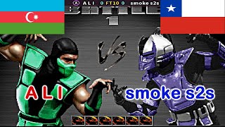 UMK3  A L I vs smoke s2s FT10 [upl. by Power554]