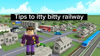 Tips to Itty bitty railway Roblox [upl. by Akkahs]