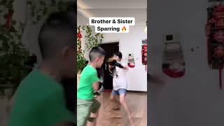 Brother amp Sister sparring boxing [upl. by Ragde280]