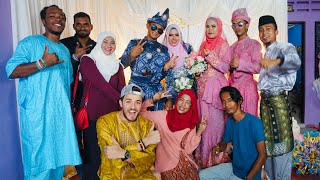 Malaysia 04  Malaysian wedding بلباس تقلدي جزائري حضرت عرس ماليزي [upl. by Kinelski193]