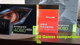 4080 Super vs 7900 XTX vs 4080  4k  1440p  20 Games  7800x3d  Ray Tracing  Path Tracing [upl. by Durand311]