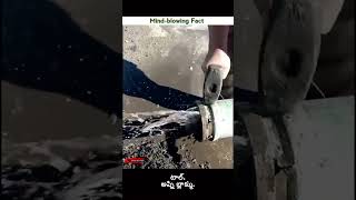 This is how they clean concrete pipe  knockout facts  shorts facts [upl. by Zanlog259]