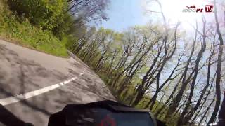 KTM Duke 690 On board  quotThe fastest bikequot  A bordo [upl. by Avlem]