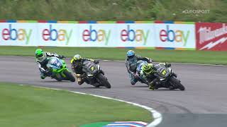 2023 Bennetts British Superbike Championship RD7 Thruxton Race 2 highlights [upl. by Georgette509]