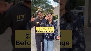 Before vs After Marriage 😂 shorts funny comedy couple [upl. by Uahc768]