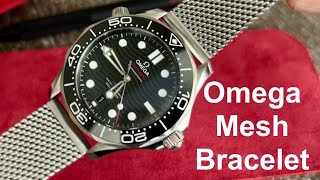 Omega OEM Mesh Bracelet on SMP Diver 300 [upl. by Yeaton]