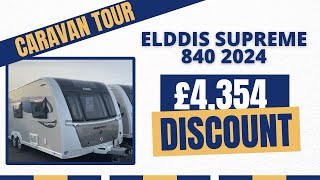 Elddis Supreme 840 Caravan Tour [upl. by Mears380]