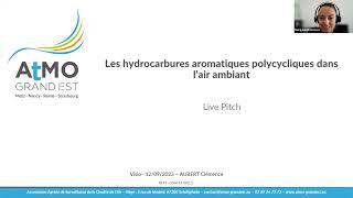 Live Pitch  Les Hydrocarbures Aromatiques Polycycliques [upl. by Hsirk]