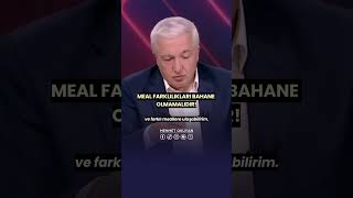 Meal Farklılıkları Bahane Olmamalıdır Prof Dr Mehmet OKUYAN [upl. by Annahahs475]