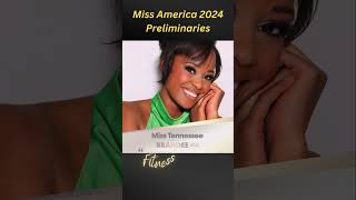 Miss America 2024 Preliminary Winners  Evening Gown Fitness Talent missamerica prelims [upl. by Abihsot]