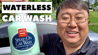 Griots Garage SprayOn Waterless Car Wash Review [upl. by Ecneps209]