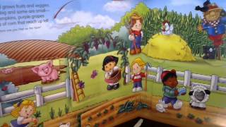 Fisher Price Little People Lets Go To The Farm With Flaps [upl. by Notrab27]