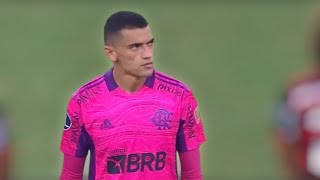 Estréia do Goleiro Santos pelo Flamengo  Conmebol Libertadores 12042022 [upl. by Enneirda]