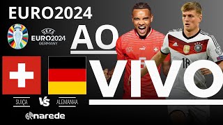 SUÍÇA X ALEMANHA AO VIVO  TRANSMISSÃO AO VIVO  EUROCOPA 2024 3ª RODADA [upl. by Mazman]