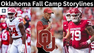 Oklahoma Football Fall Camp Storylines  OU Football 2024 [upl. by Kristyn]