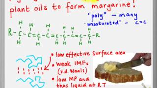 Hydrogenation of oils to form margarine [upl. by Chelsy191]