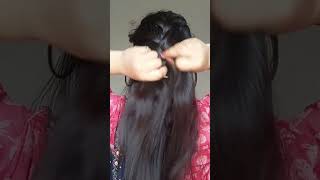 NAVRATRI GARBHA HAIRSTYLEpayal hairstyle hack 😻🌼navratrihairstyle shorts [upl. by Ophelia]