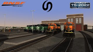 Searchlight Simulations SD40 Pack and Freight Car Pack Review [upl. by Kovar614]