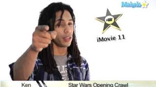 Learn iMovie 11  How to Recreate the Star Wars Title Crawl in iMovie 11 [upl. by Ystap]