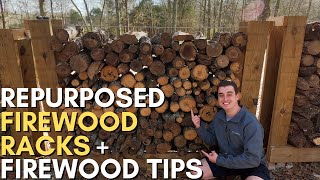 How to make the best firewood racks [upl. by Yrogiarc]