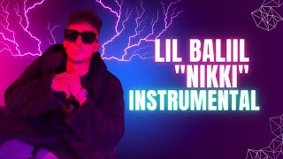 Lil Baliil  Niiki Instrumental Prod Yo Mega [upl. by Pattin408]