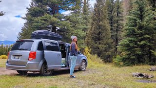 Celebrating the First Day of Autumn in My Favorite Place  Creede Colorado  Solo Female Van Life [upl. by Latonia]