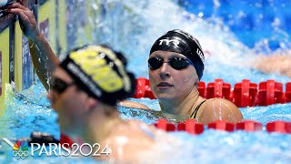 Katie Ledecky posts fastest time in womens 200m freestyle semis at Olympic Trials  NBC Sports [upl. by Gwynne]