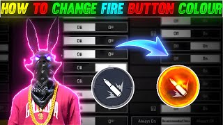 How To Change Fire Button Colour In Free Fire Max  How To Use Red Fire Button In Free Fire [upl. by Xylia]