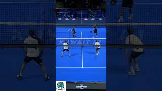 This rally 😮 padel premierpadel final arturocoello premierpadel tennis highlights sports [upl. by Adolfo]