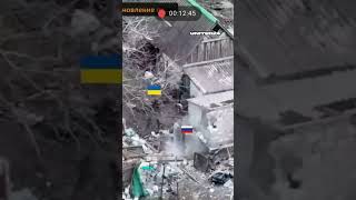 Close Combat Ukrainian Fighter Against Two Russian Soldiers Two POWs were Captured Master Class [upl. by Solohcin]