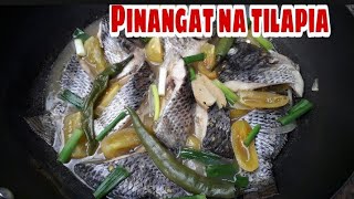 PINANGAT NA TILAPIA SA KAMATIS RECIPE HOW TO COOK PANGAT NA ISDA [upl. by Estevan]