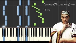 Astérix amp Obélix contre César  Theme  PianoTutorial [upl. by Tamarah]