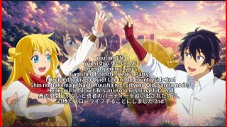 Banished from the Heros Party Season 2 【routine life】 Yui Nishio Vocal Cover OP Full Lyrics cc [upl. by Yadsnil]