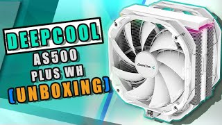 DEEPCOOL AS500 PLUS WH UNBOXING [upl. by Aianat]