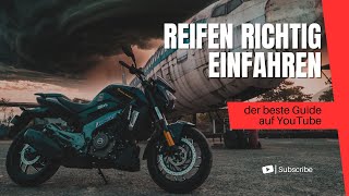 Knieschleifen mit neuen Reifen  so fährst du deinen Motorradreifen richtig ein [upl. by Hilario668]