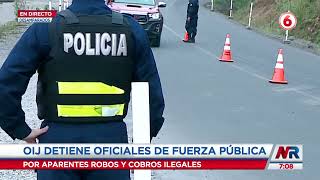 OIJ detuvo policías por supuestos cobros ilegales [upl. by Vitus]