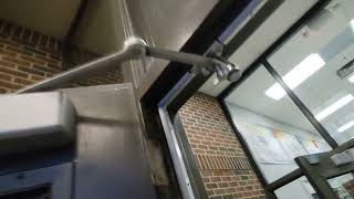 LCN 4041 Door Closer At My Schools main door [upl. by Cohdwell]