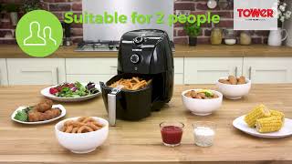 Tower Housewares  T17025  15 Litre Compact Air Fryer [upl. by Eilhsa772]