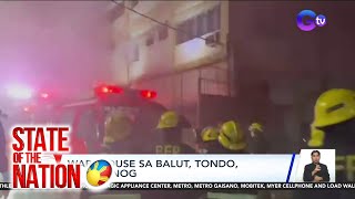 Warehouse sa Balut Tondo nasunog  SONA [upl. by Allemat330]