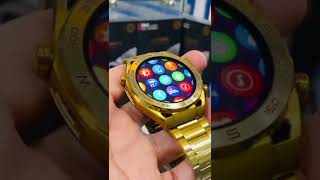 SK4 ULTIMATE Smart watch ⌚ 145 inch full screen 💯 gold color 🪙 diamondhardware YouTube [upl. by Seedman]