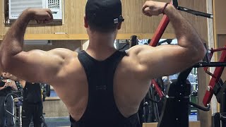 Day 25 Bulking BackBiceps workout [upl. by Leandra]